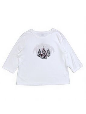 Studio Works Christmas Tree Woods with Rhinestones Size XL Petite